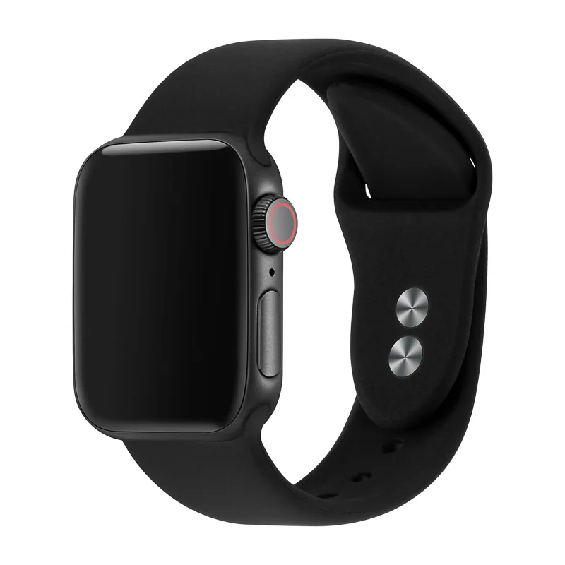 port Soft Silicone bands For Apple Watch 4 band Series 4 3 2 1 Watch Strap Band 44 42 40 38mm Wrist Bracelet For apple watch