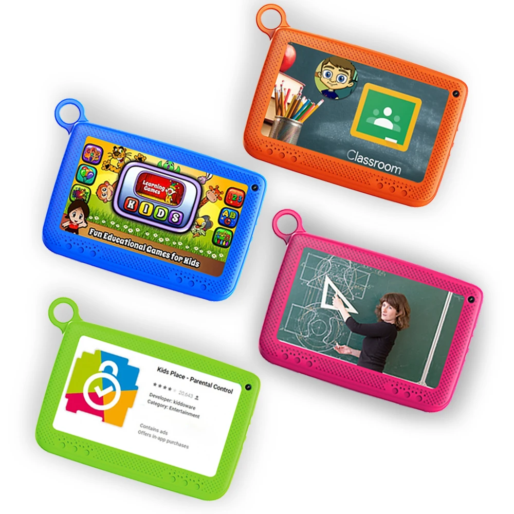 

In Stock Cheap Price Children 7Inch Android Wifi Online Education Tablet Pc For Kids