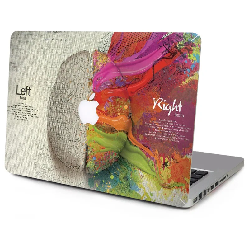 

OEM Laptop Accessories Decal Skin Protector Top Stickers Skins Creative Brain Decorations for MacBook