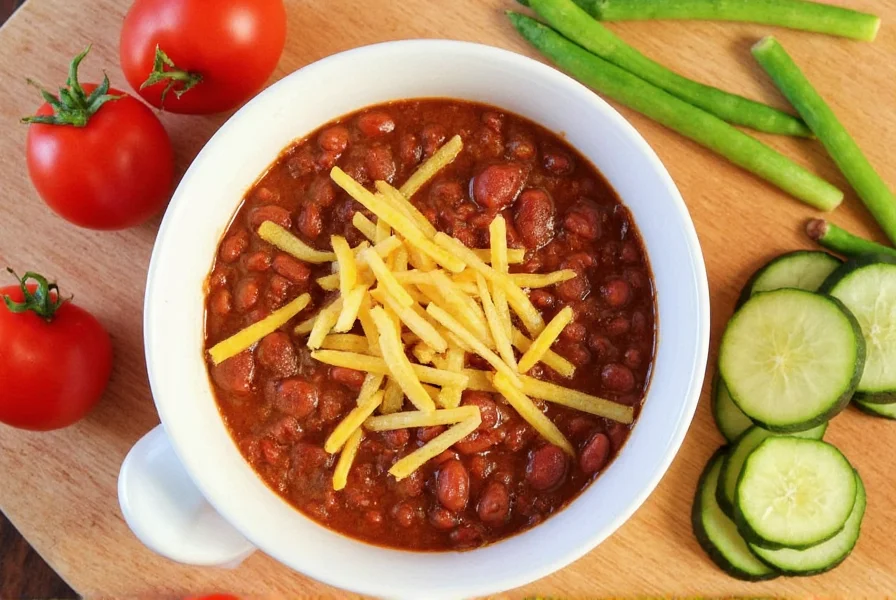 Chili with toppings