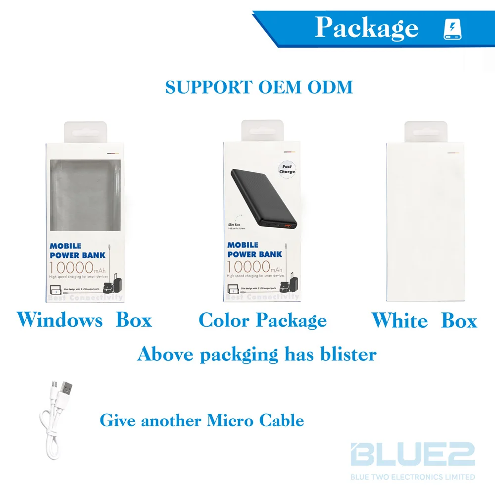 popular rohs products 2020 new arrivals promotion 10000mAh Li battery slim type c power banks custom logo - ANKUX.COM