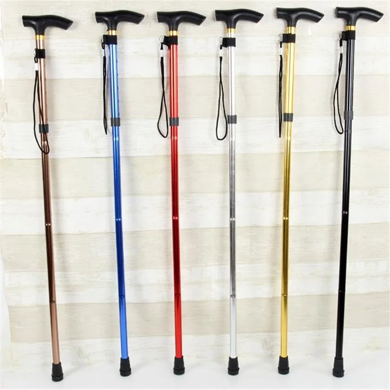 

Hospital lightweight luxury medical cane old man walking sticks for disabled, Red. yellow. blue. . black