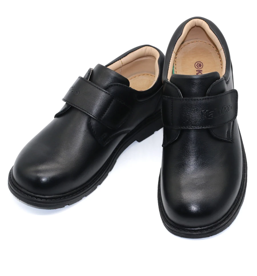 

Guangzhou High Quality Children's Dress Shoes For Boys Mini MOQ Kids Black Leather Student School Shoes