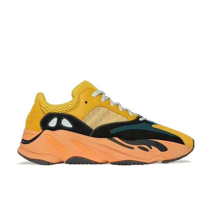 

Stock X Original Yeezy 700 V2 V3 V1 Sun Yellow Orange Wave Runner Mnvn Giay 3m Reflective Boots Sneaker Shoe for men