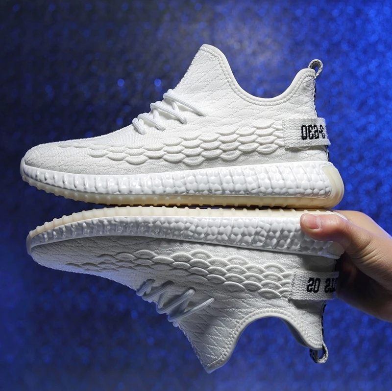 

Men's fashion casual sneakers with high tops are white sneakers