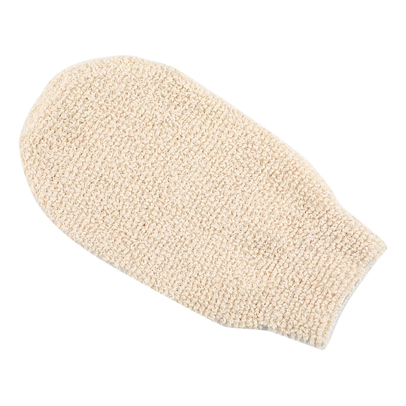 

Natural Hemp and Natural Bamboo Fiber Bath Shower Gloves Mitt for Exfoliating and Body Scrubber
