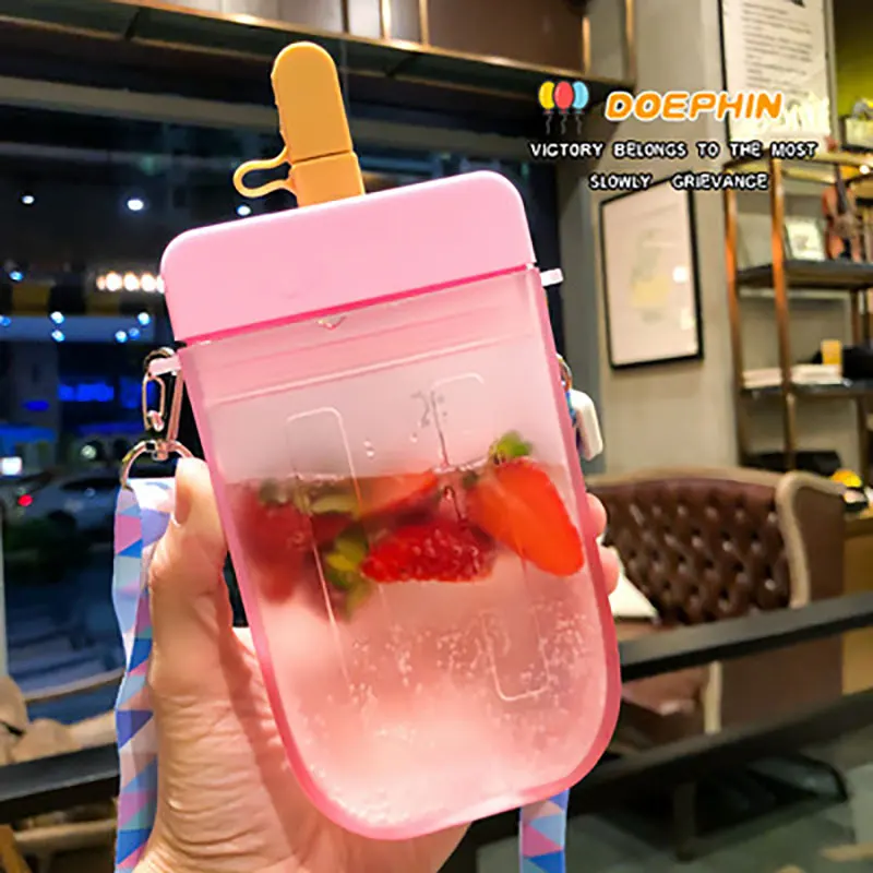 

Creative Cute Drink Purses Ice Cream Straw Plastic Crossbody Bag Popsicle Straw Cups Handbags for Girls