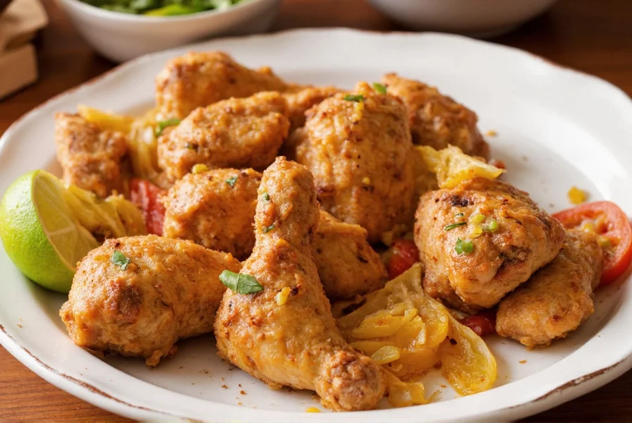 Ancho Chile Chicken with Side Dishes