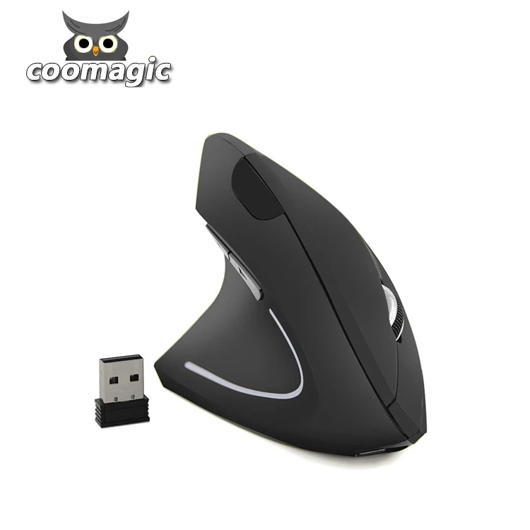 

Souris ergonomiqu 2.4G optical raton vertical left handed 6-key rechargeable wireless ergonomic mouse vertical for laptop