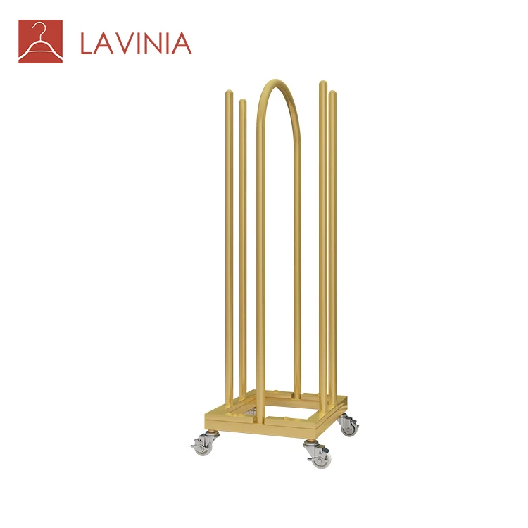 

LAVINIA 1pc with wholesale price Assemble Clothes Hanger Stacker Organizer with Wheels