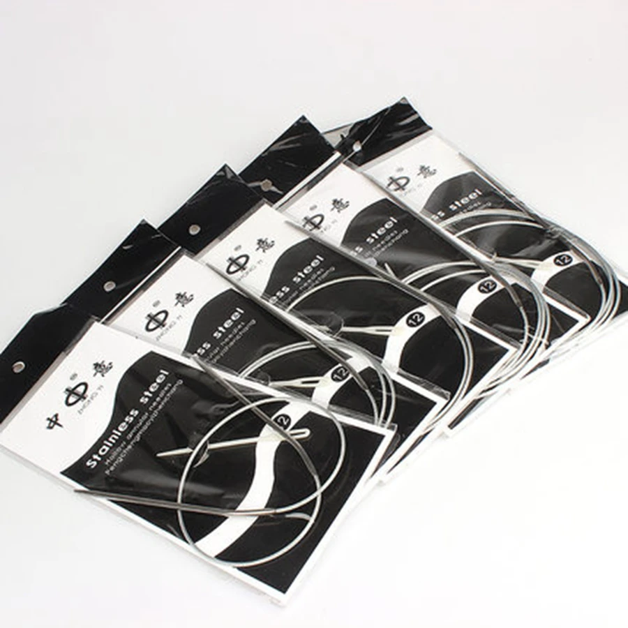 

80cm Rope  Knitting Needle for Crocheting Yarn, Solid
