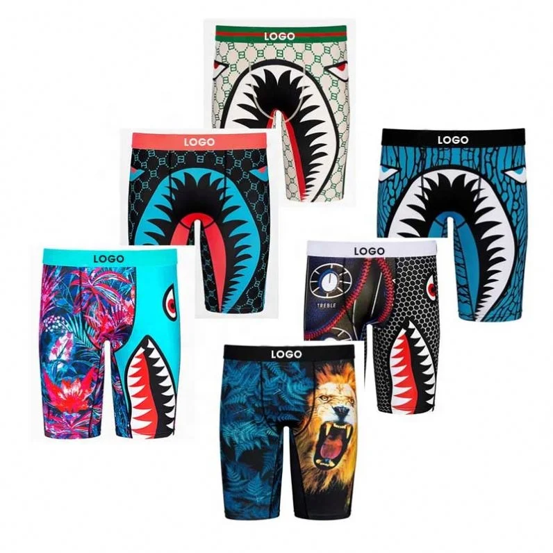 

Summer New Trendy 3xl Plus Size Underwear Man Shorts Pants Boxers Sport Breathable Boxers Briefs Men, Customized logo