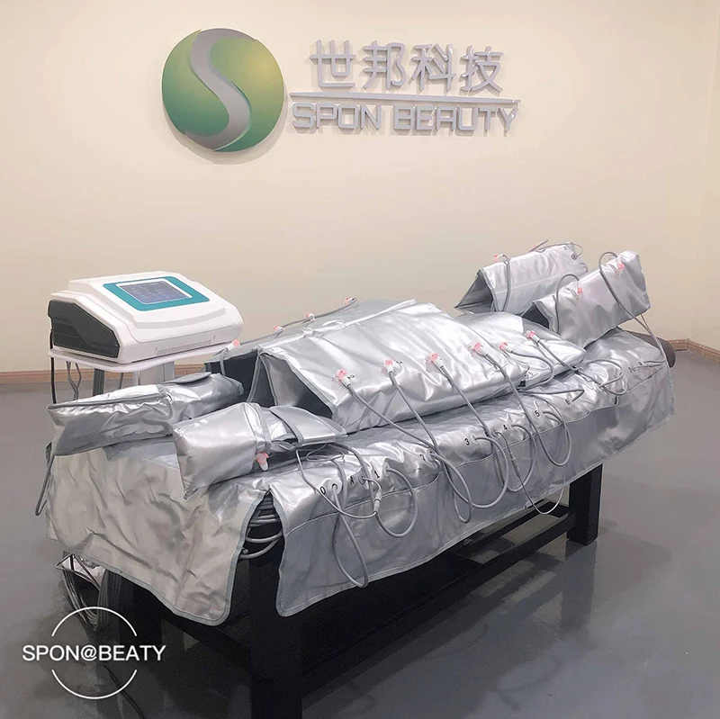 

3 In 1 Infrared Pressotherapy EMS pressotherapy presoterapia 3 in 1 pressotherapy 3 in 1 blanket 3 in 1 pressotherapy machine, White / black