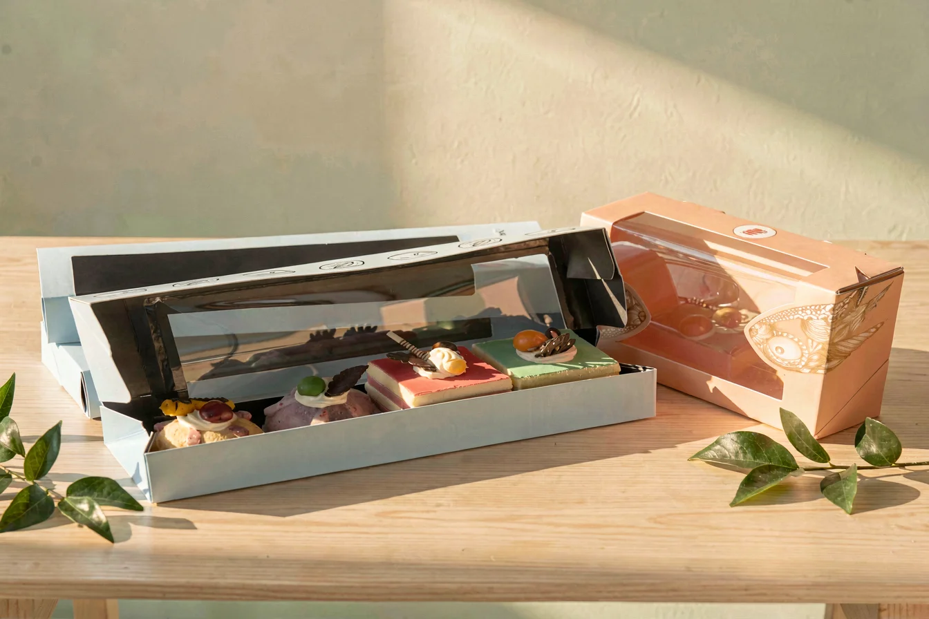 Eco-friendly mini donut boxes