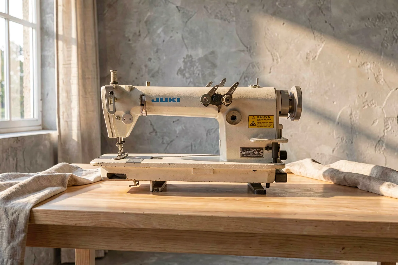 Industrial secondhand Juki sewing machine