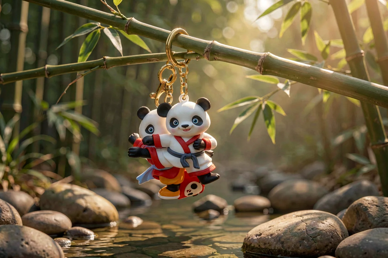 Trendy Kung Fu Panda Keychain
