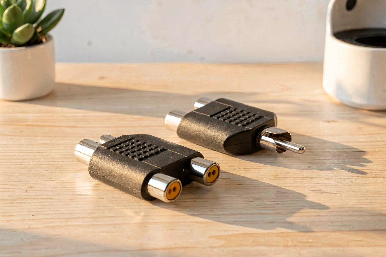 Active Dual Output RCA Splitter