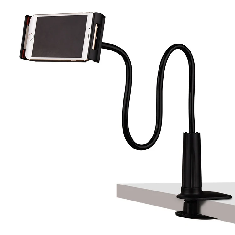 

Adjustable Flexible Long Arm Mobile Phone Holder Bed Gooseneck Mount Tablet Holder Lazy Neck Flexible Desk Phone Holder