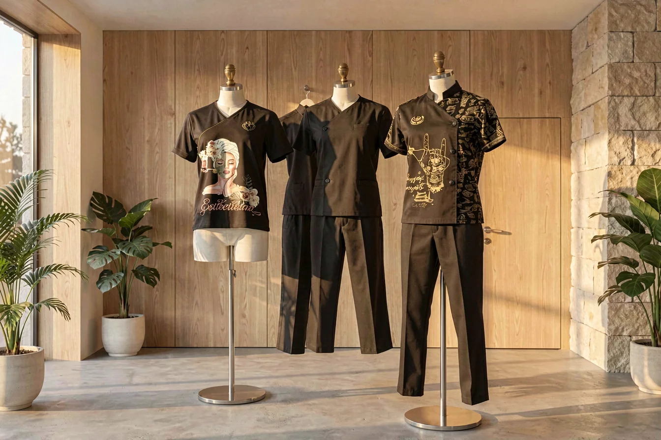 Trend-driven barber uniforms