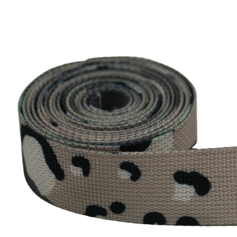 

Camouflage webbing tactical 25mm BDU tactical Nylon Webbing Tape for Bag and Backpack