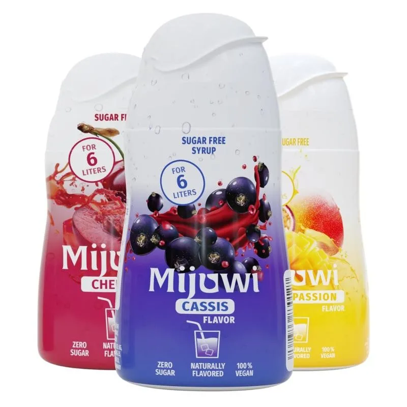 Mijuwi Syrup Bundle Cherry Cassis Mango-Passion