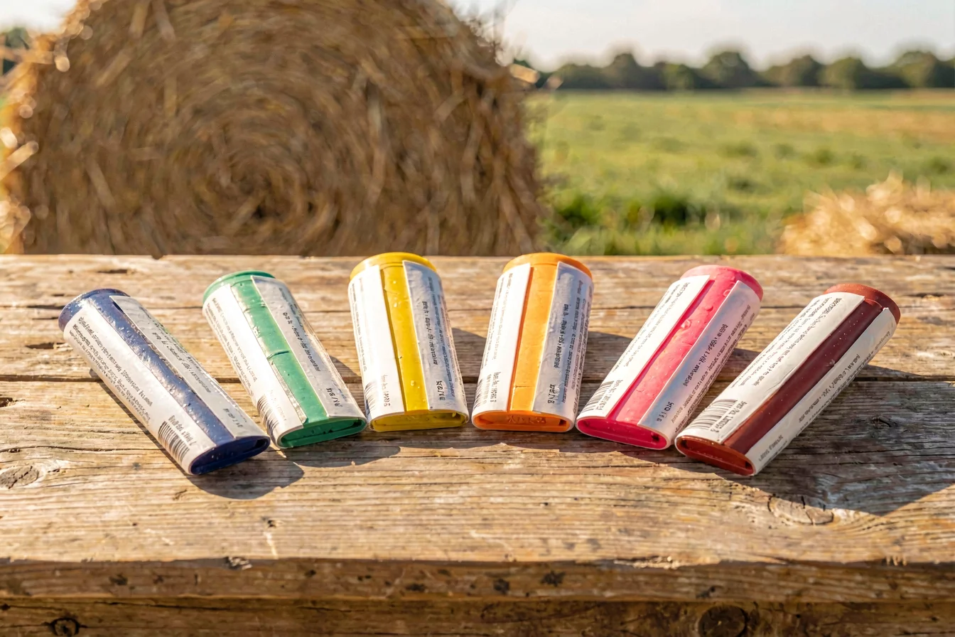 Premium wax-based animal marking crayon