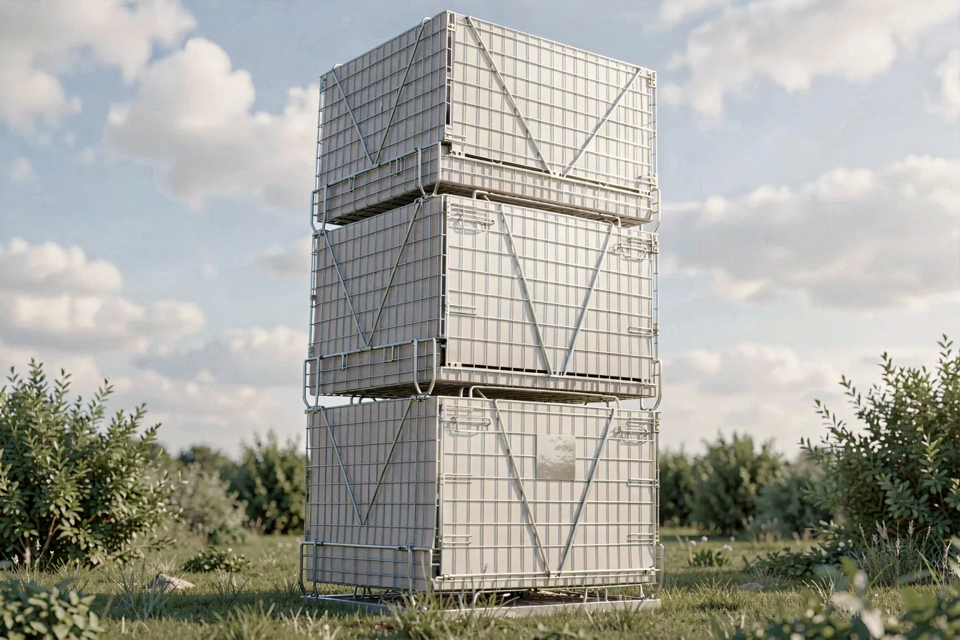 Durable propane storage cage