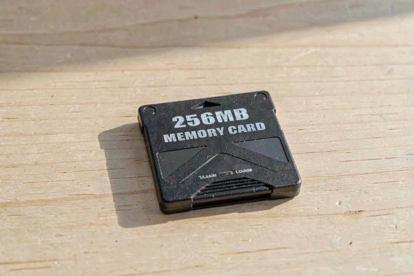 High capacity PS2 memory card