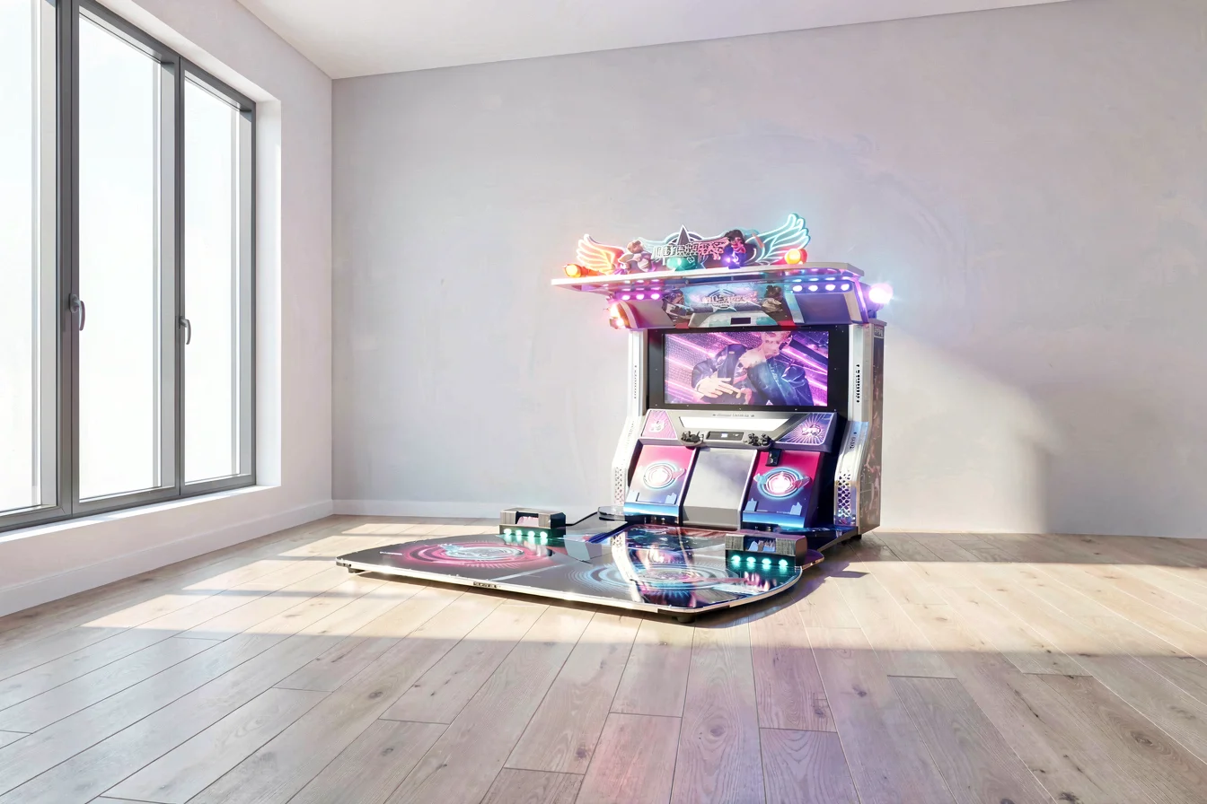 Spec-sensitive Pump It Up arcade machine