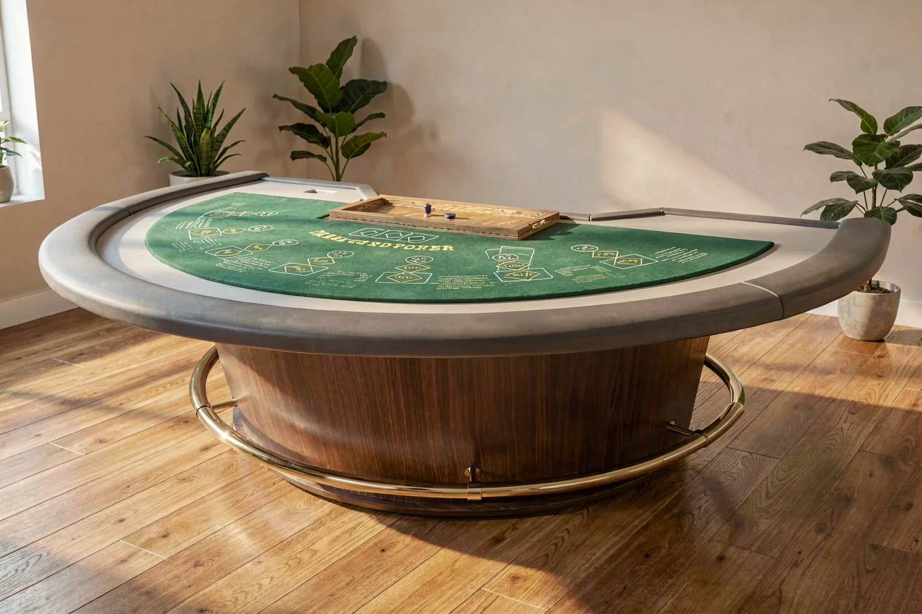 Durable 8-Person Poker Table