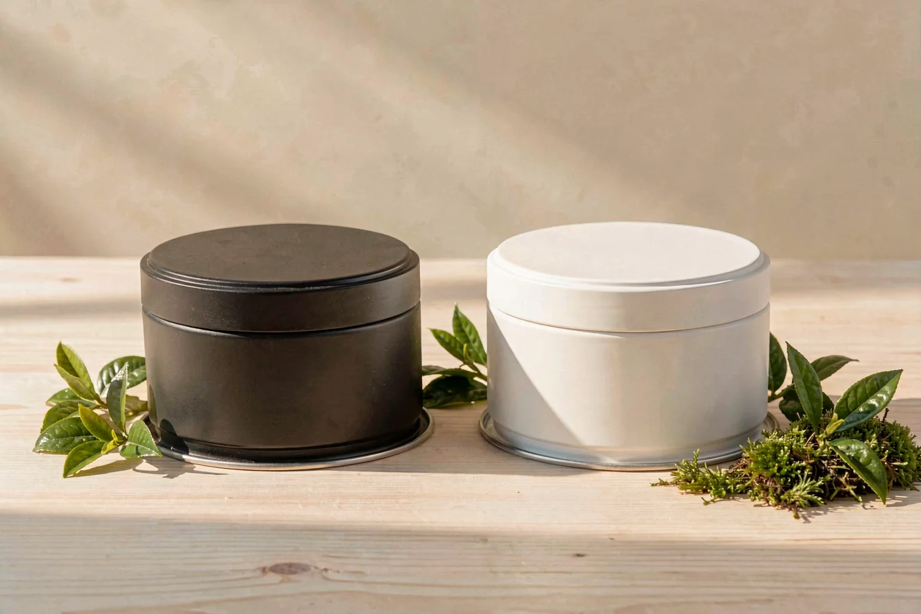 Durable matcha tin box