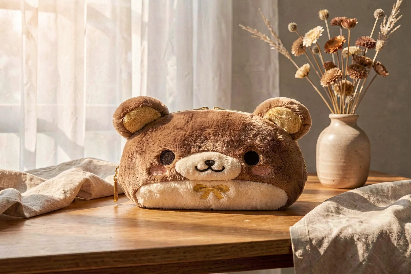 Plush teddy bear handbags