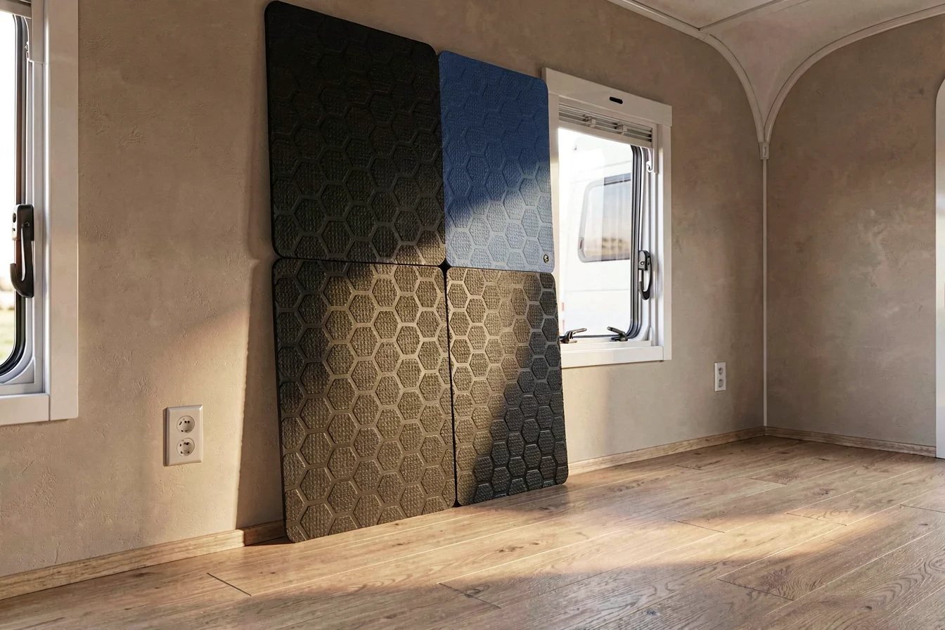 Durable caravan interior wall panels