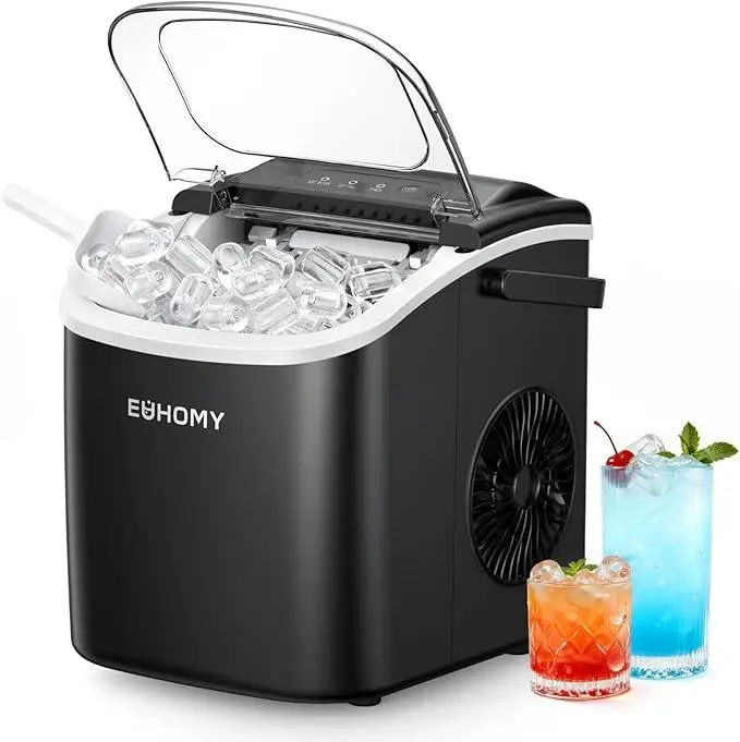 Euhomy Ice Maker Black