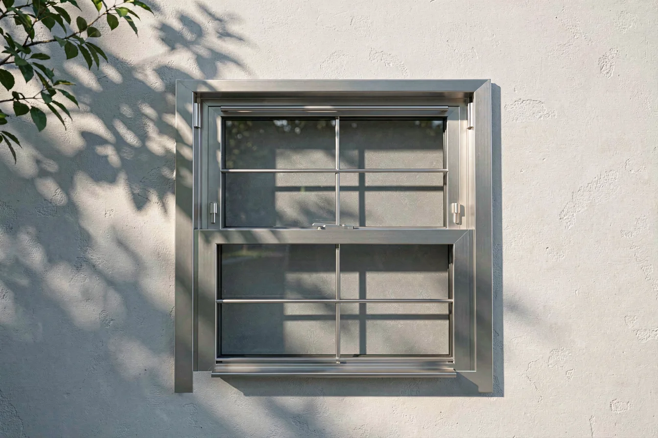 Custom security metal window grill