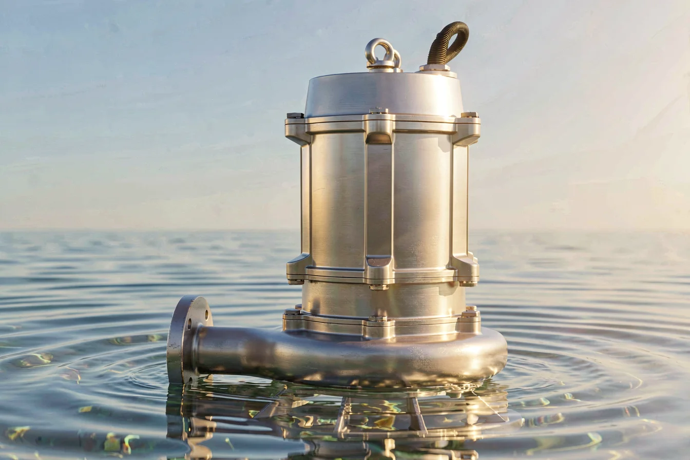 High-efficiency 3 phase submersible pump