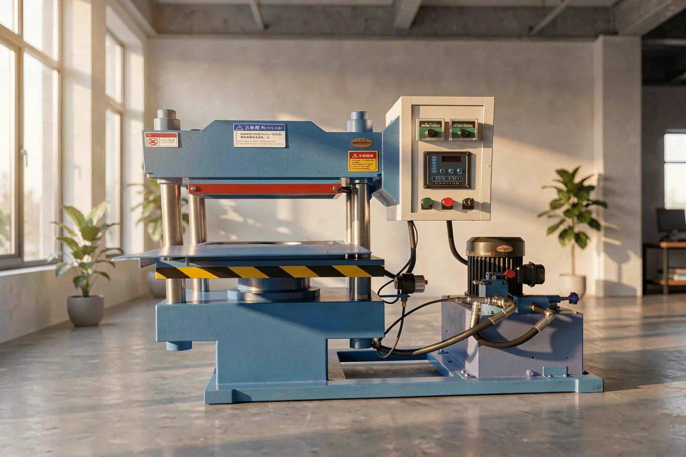 Hydraulic vulcanizing press