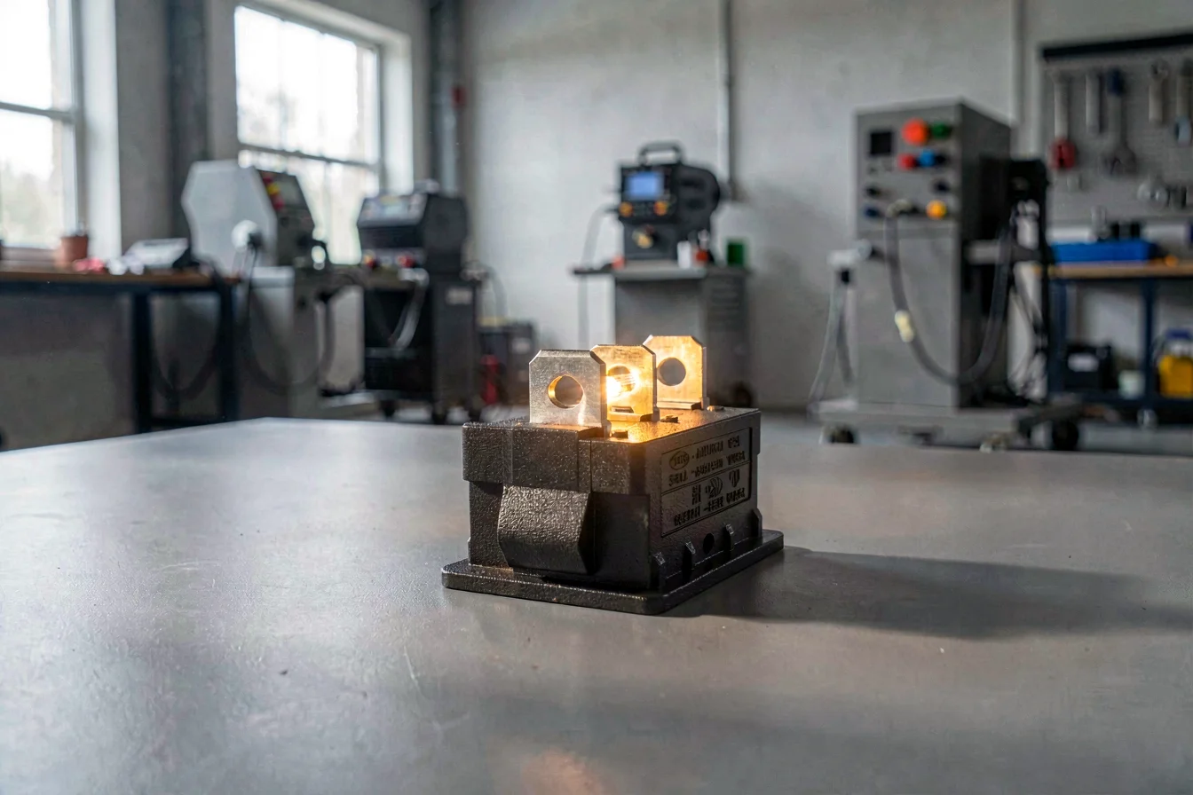 Lighted welder switch