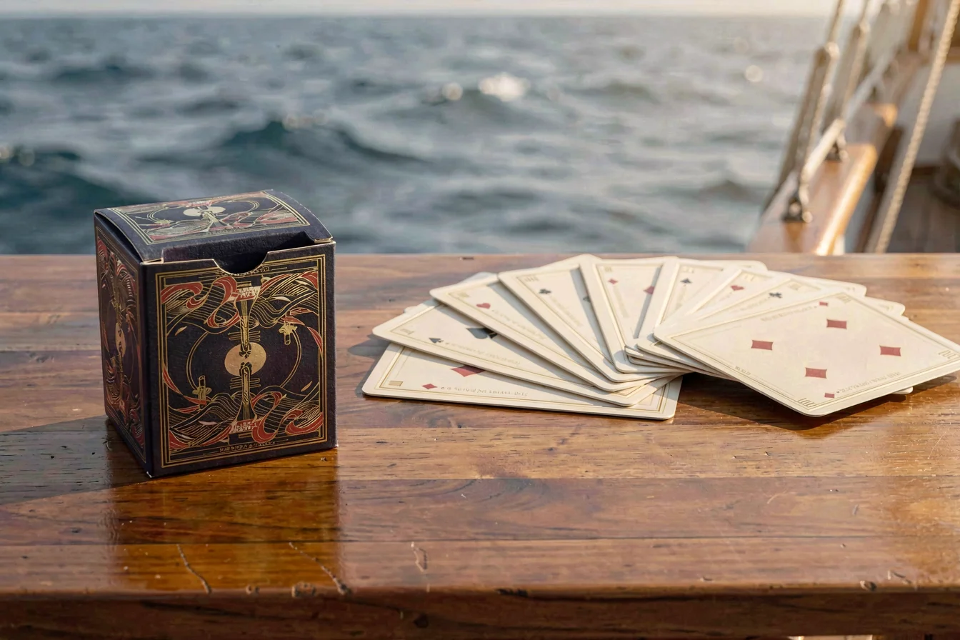 premium Titanic-themed playing cards