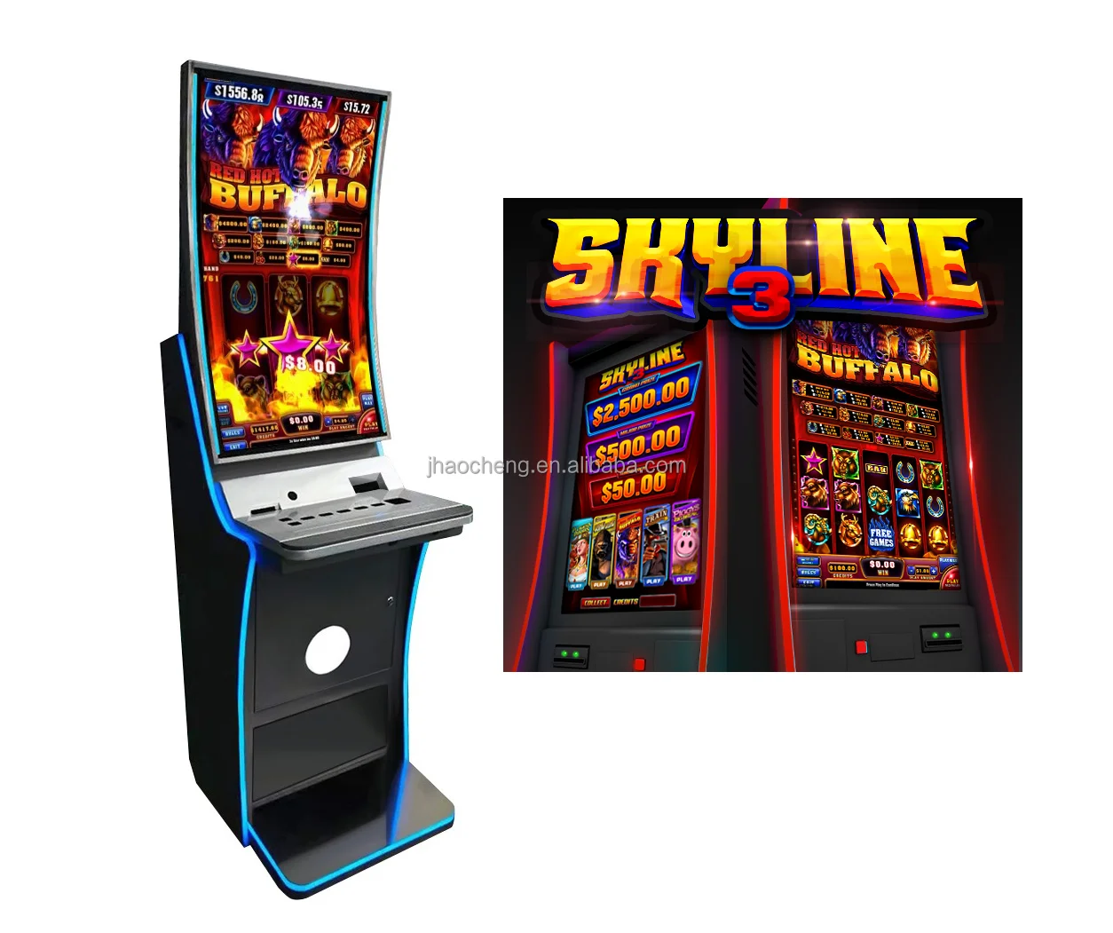 

Skyline 3 SKILL GAME Gambling Casino Slot board skill game banilla cabinet 43"