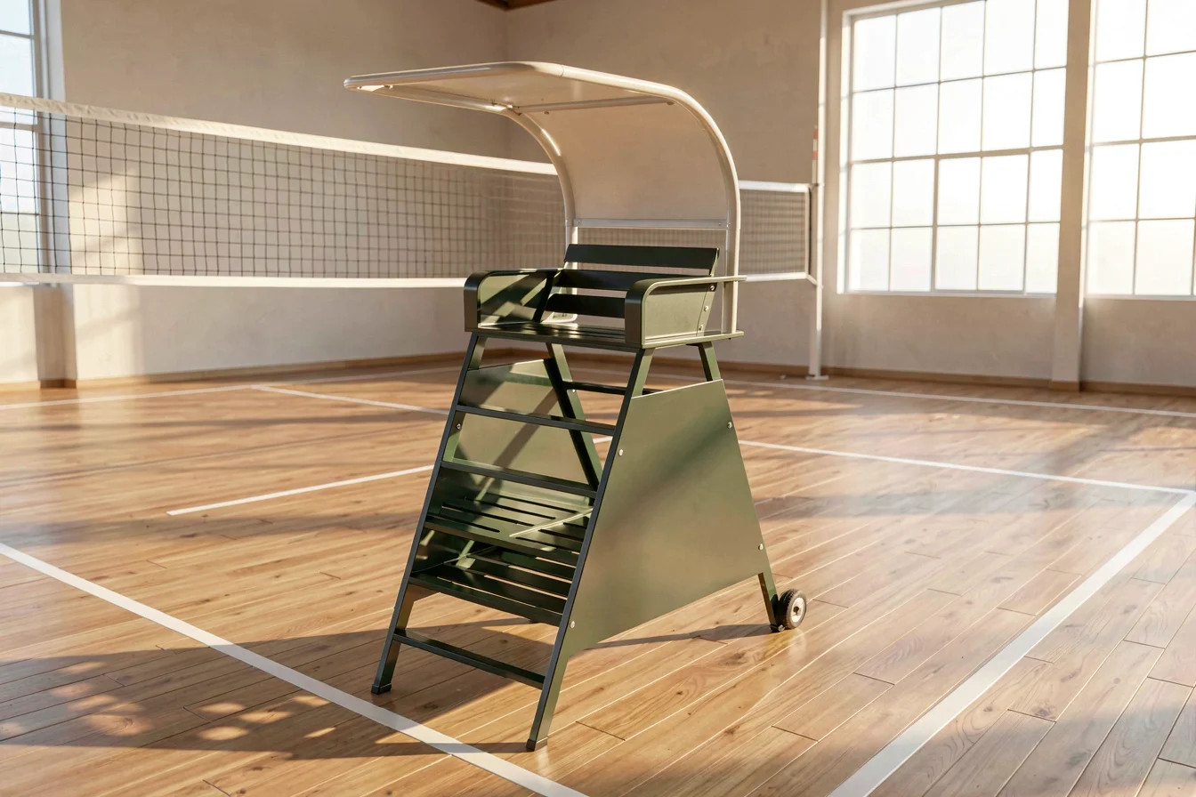 Certified volleyball referee chair