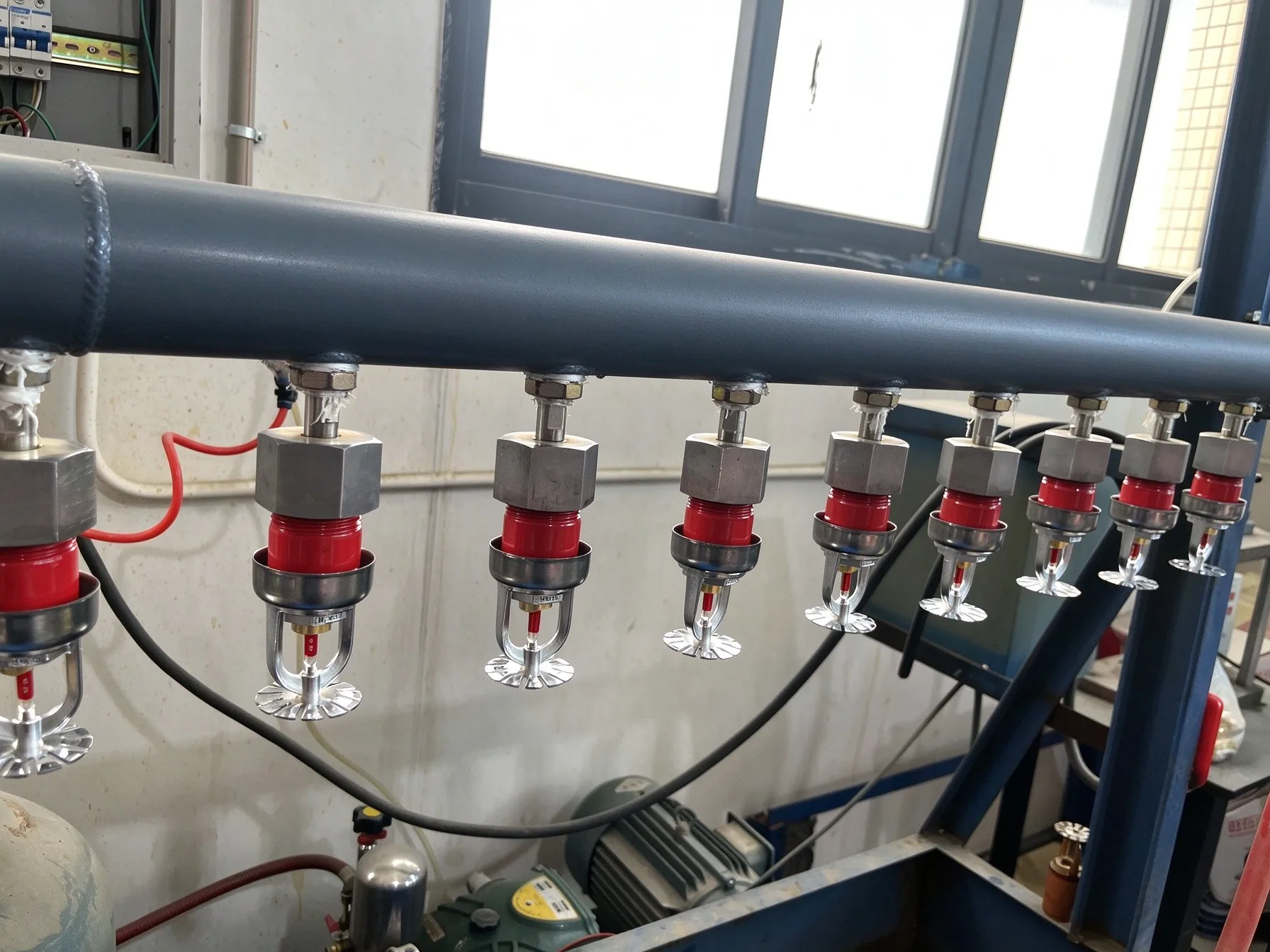 Fire Sprinkler Temperature and Pressure Testing