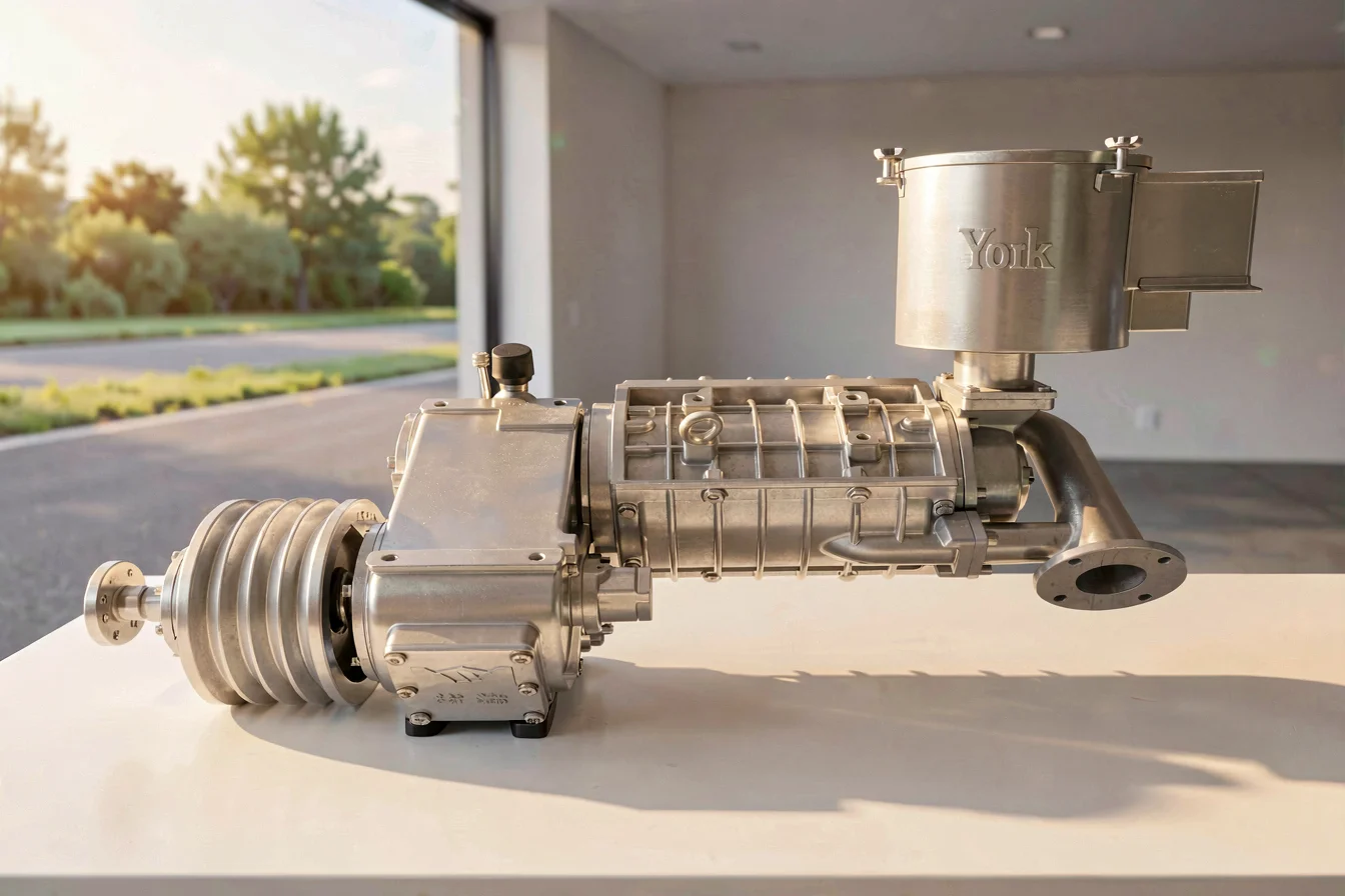 Compact York auto air compressor