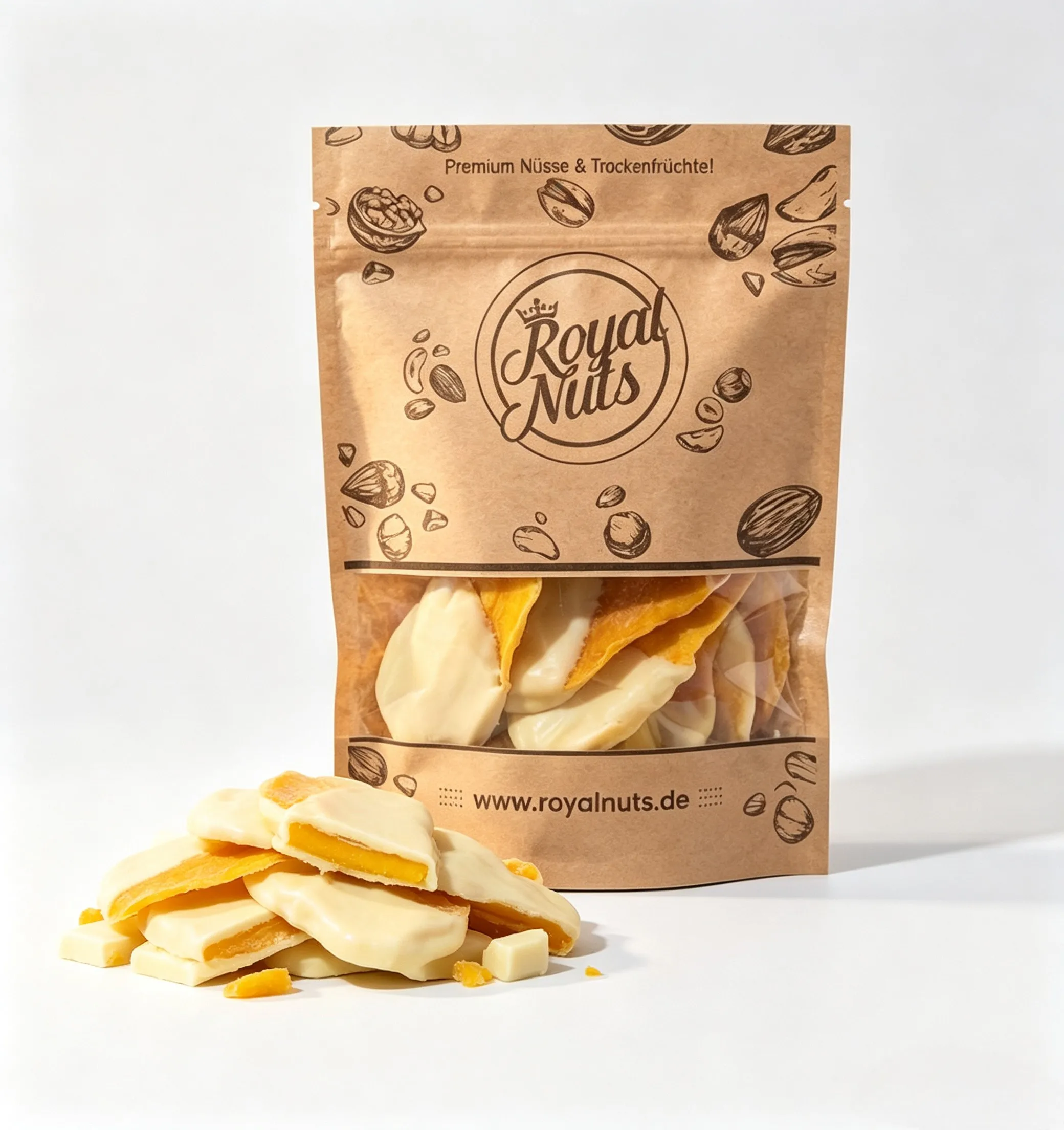 Royal Nuts Packung und Produktübersicht