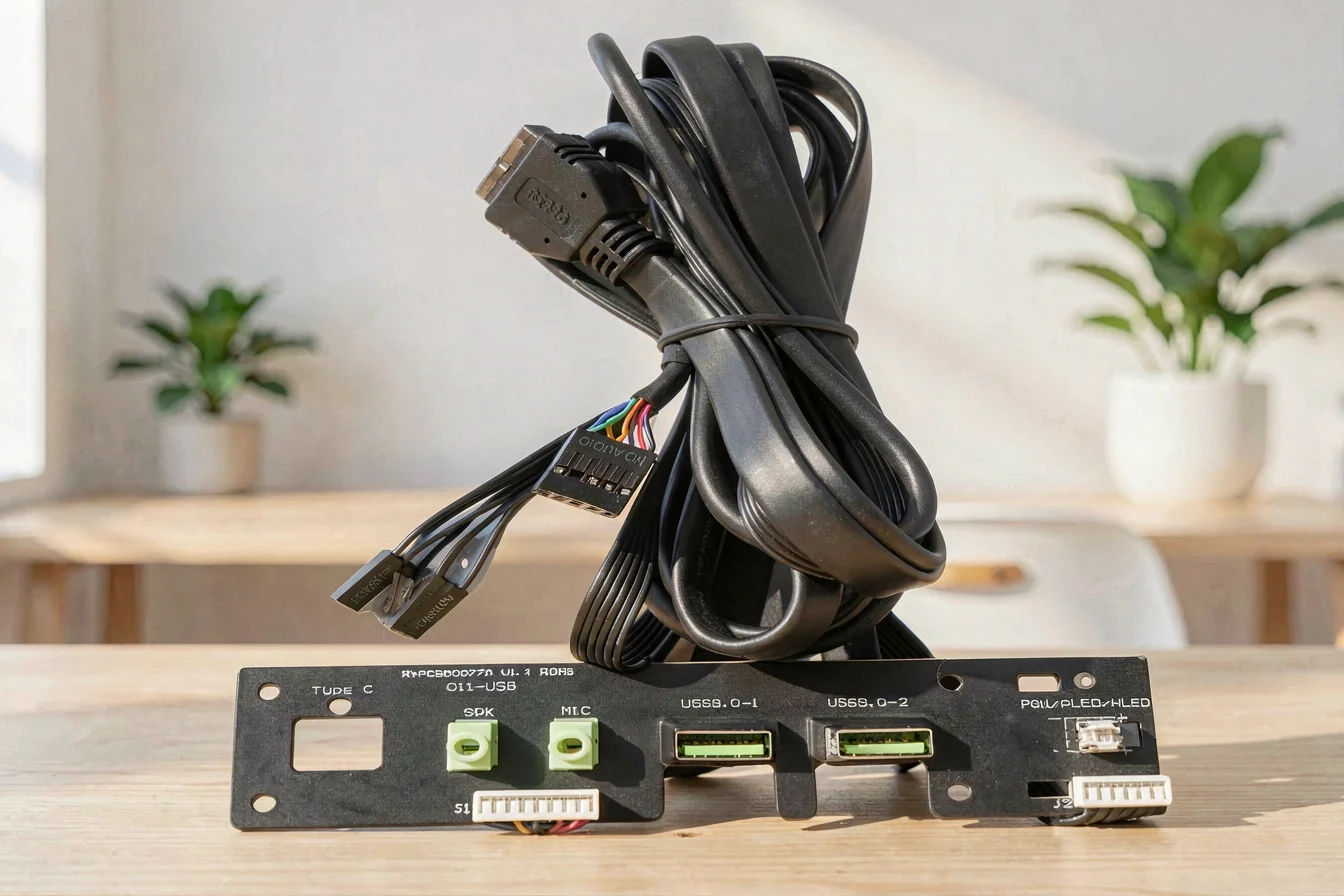 Premium front panel USB hub