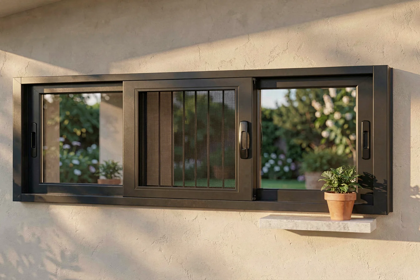Premium security metal window grill