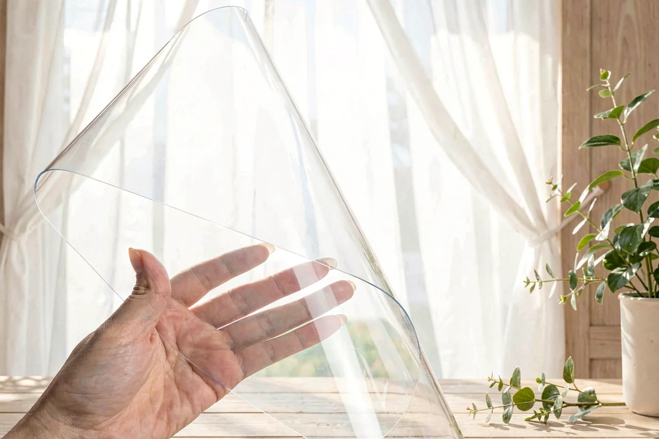 High-clarity flexible PVC sheet