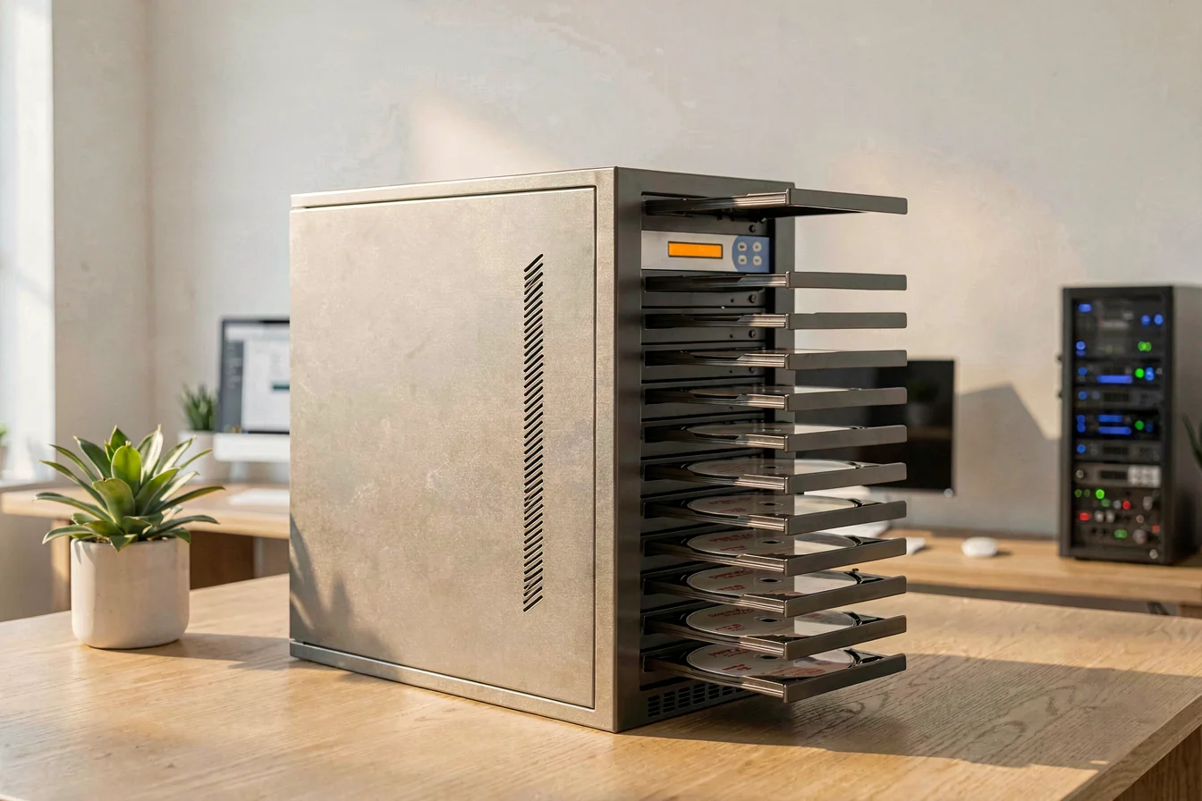 High-speed CD duplication machine