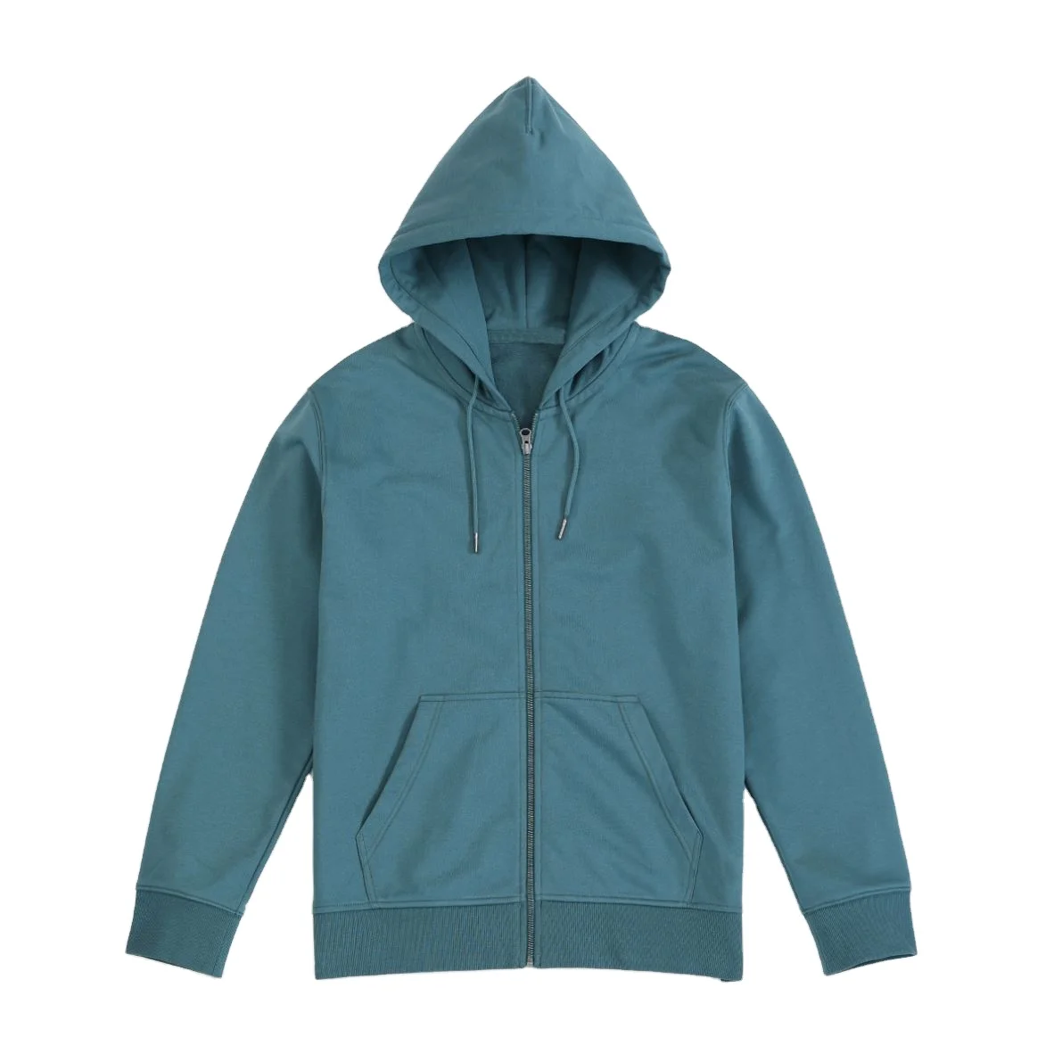 

OEM Free Sample Hoodies Free Size Pure Color Zip Motorcycle Hoodie
