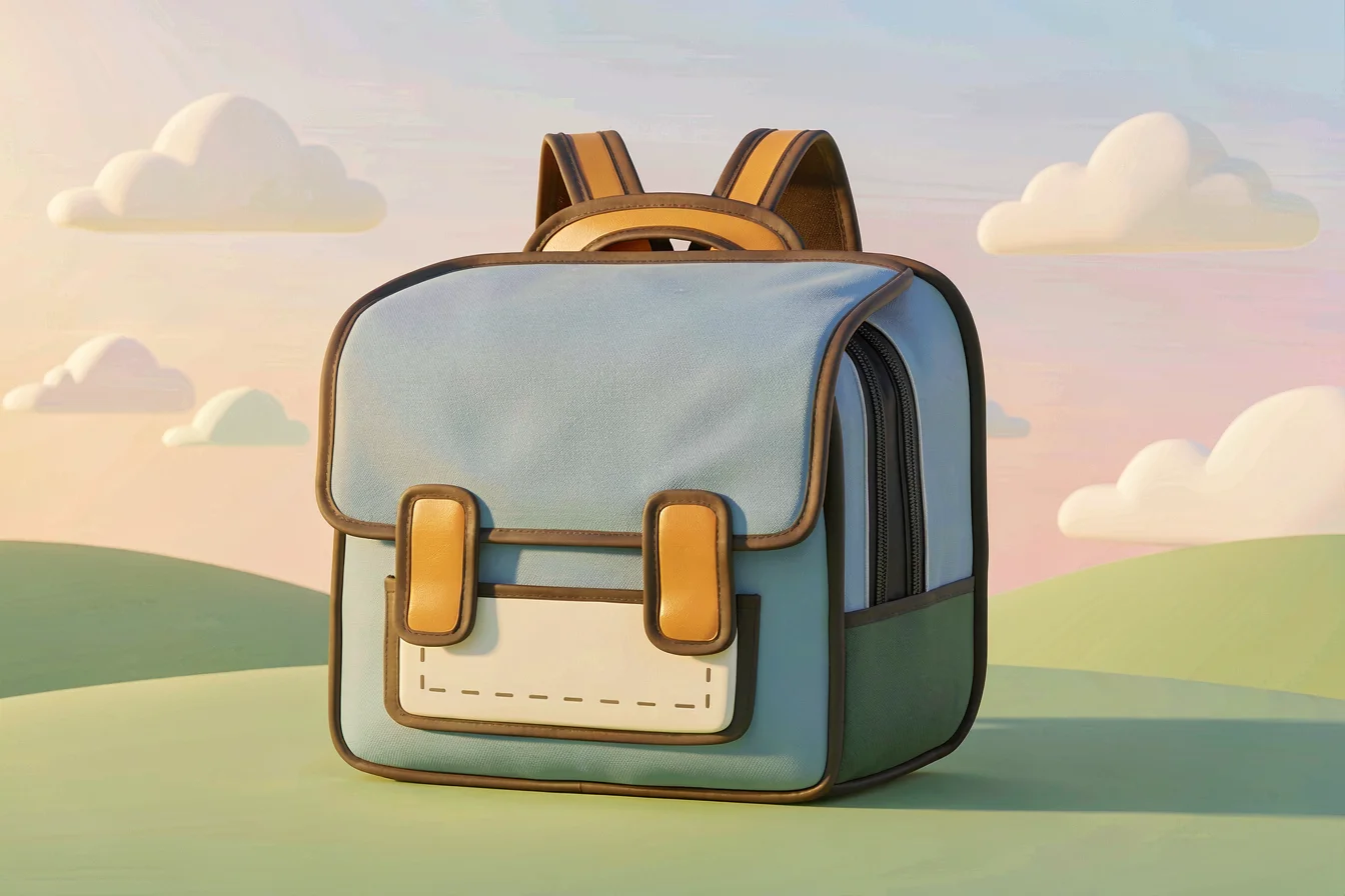 Kawaii 2D backpack
